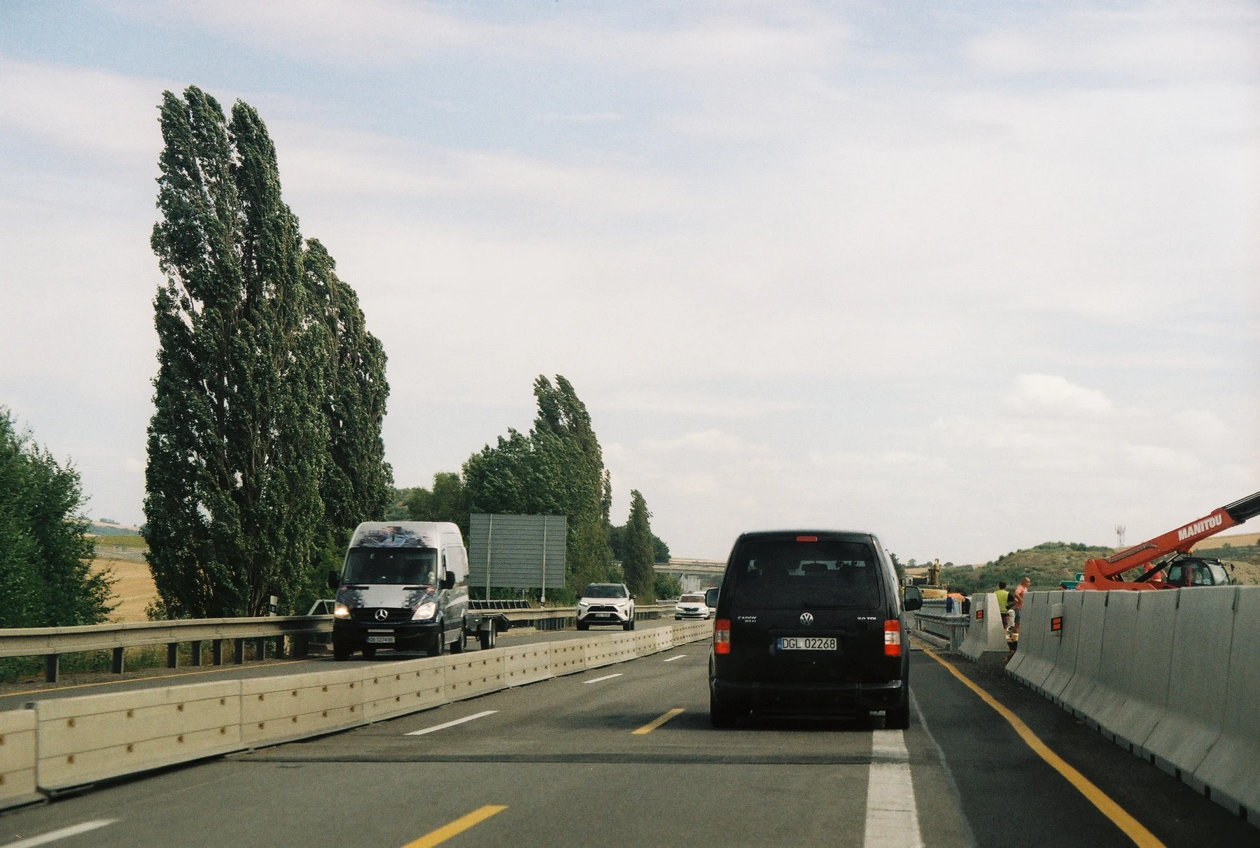 Pohled na provoz na silnici
